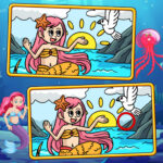 Mermaids Spot The Differences