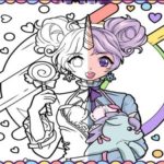 Anime Girls Coloring Book: Pop Manga Coloring