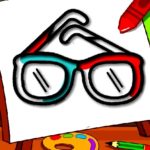 Easy Kids Coloring Glasses