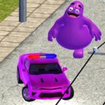 Grimace vs Police SuperCar