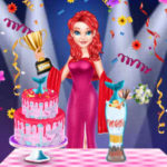 Mermaid Cake Cooking Design