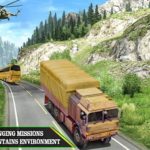 US Army Uphill Offroad Mountain Truck Game 3D