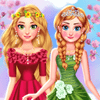 Princess Girls Spring Blossoms