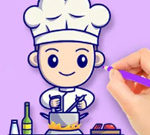 Coloring Book: Chef