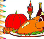 Coloring Book: Thanksgiving Day