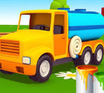 Coloring Book: Water Truck