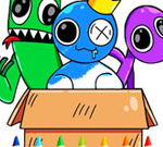 Rainbow Friends Coloring Book